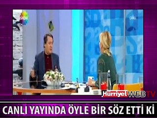 CANLI YAYINDA ÖYLE BİR LAF ETTİ Kİ