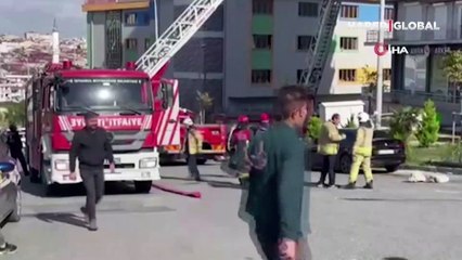 20 katlı rezidansta korku dolu anlar!