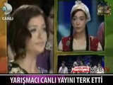 YARIŞMACI CANLI YAYINDA STÜDYOYU TERK ETTİ