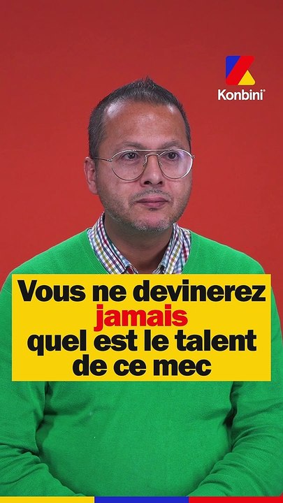 Vous ne devinerez jamais le talent de ce mec !