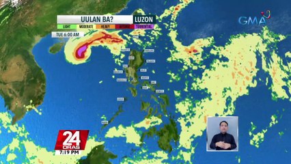 PAGASA: magpapaulan sa ilang bahagi ng bansa ang southwesterly surface windflow at localized thunderstorms | 24 Oras