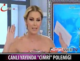 CANLI YAYINDA 'CİMRİ' DEDİ