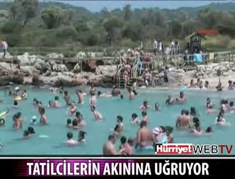 TATİLCİLERİN AKININA UĞRADI