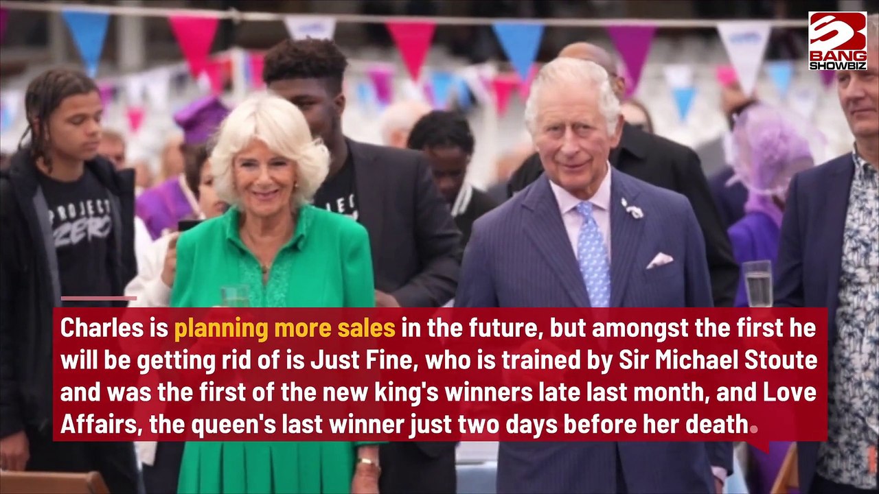 King Charles is selling 12 of Queen Elizabeth's racehorses