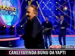 CANLI YAYINDA BUNU DA YAPTI