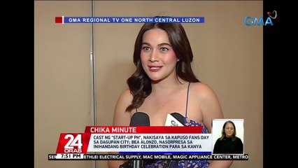 Cast ng "Start-Up PH", nakisaya sa 'Kapuso Fans Day' sa Dagupan City; Bea Alonzo, nasorpresa sa inihandang birthday celebration para sa kanya | 24 Oras