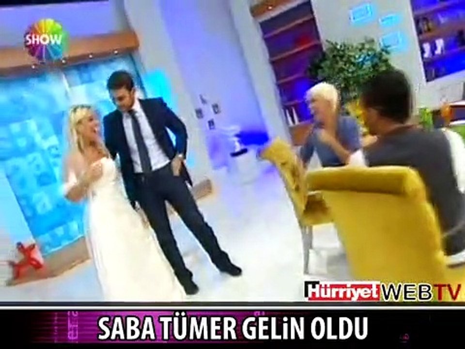 SABA TÜMER GELİN OLDU