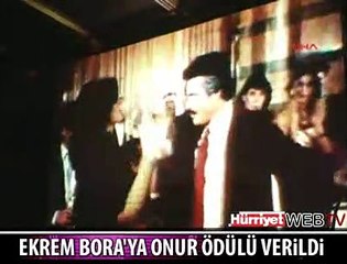 EKREM BORA'YA ONUR ÖDÜLÜ