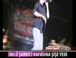 SAHNEDE KAFASINA ŞİŞE YEDİ