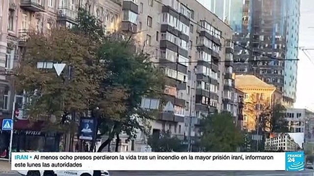 Guerra en Ucrania: drones rusos con explosivos golpearon zona residencial de Kiev