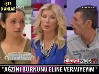 DOĞUŞ CANLI YAYINDA ÇILDIRDI