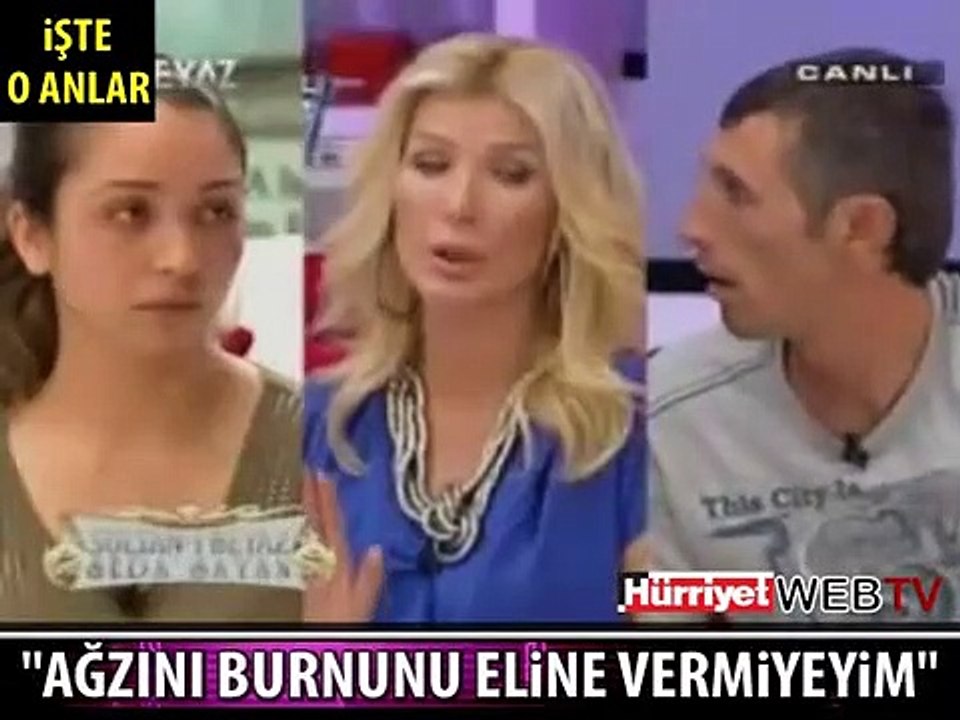 DOĞUŞ CANLI YAYINDA ÇILDIRDI