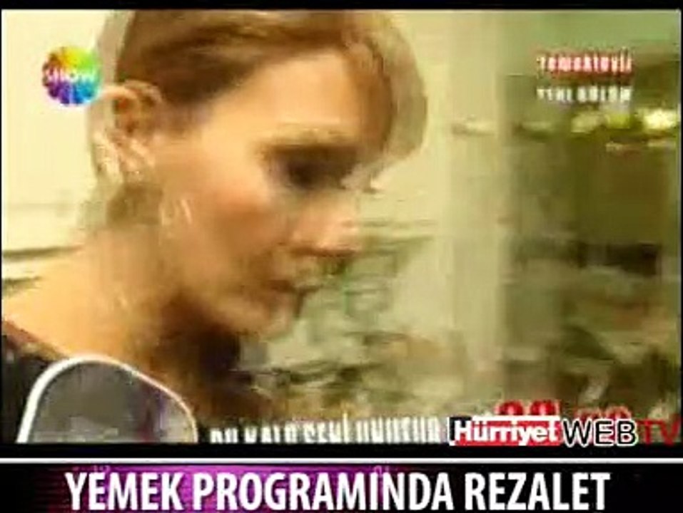 YEMEK PROGRAMINDA SKANDAL