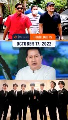 Rappler's highlights: Paul Soriano, Quiboloy, and BTS | October 17, 2022 | The wRap
