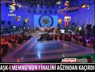 CANLI YAYINDA AĞZINDAN KAÇIRDI