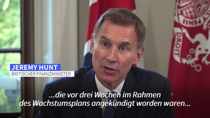 Neuer britischer Finanzminister legt Steuer-Kehrtwende hin