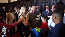 King Charles meets resettled refugee families in Aberdeen