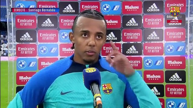 Las palabras de Jules Koundé justo después de perder el clásico / FCB