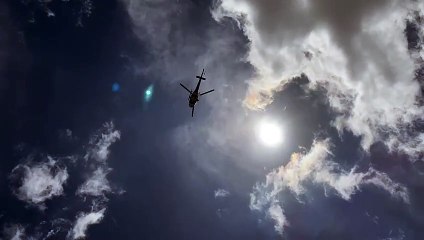 Helicóptero do Notaer participa de homenagem a soldado morto em emboscada