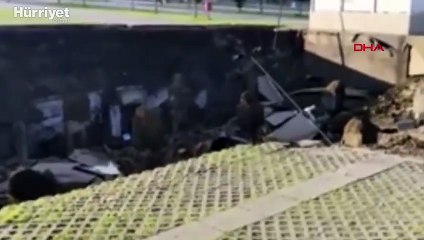 İtalya'da pandemi hastanesinin otoparkında patlama! Dev çukur oluştu