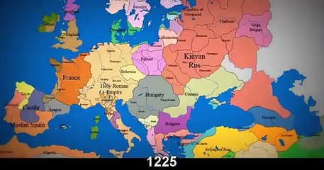 Evolución de las fronteras de Europa a lo largo de la historia