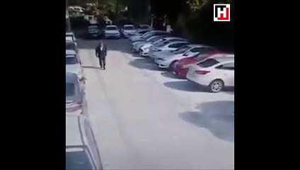 Kargaların saldırısına uğrayan adam