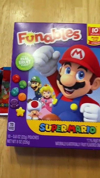 Super Mario Funables Fruit Snacks
