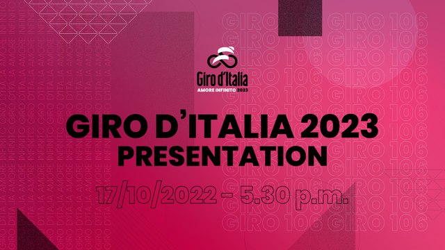 Live from the Teatro Lirico Giorgio Gaber in Milan, the Giro d'Italia 2023 Presentation!