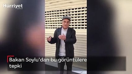 İçişleri Bakanı Süleyman Soylu, bu videoya tepki gösterdi