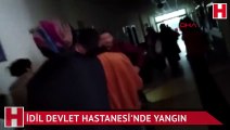 İdil Devlet Hastanesi'nde yangın