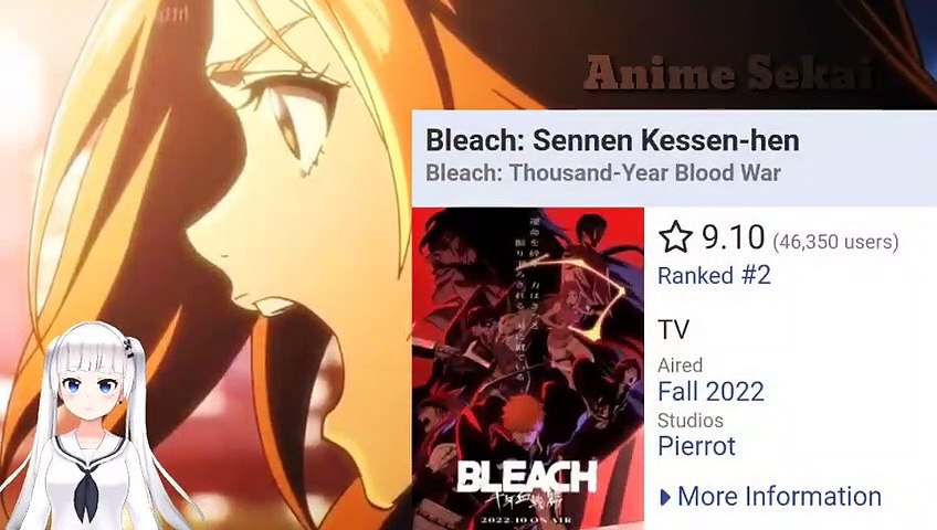 Bleach: Thousand-Year Blood War Part2 EP01 - video Dailymotion