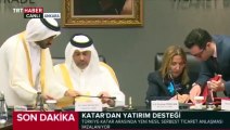 Katar ile imzalar atıldı