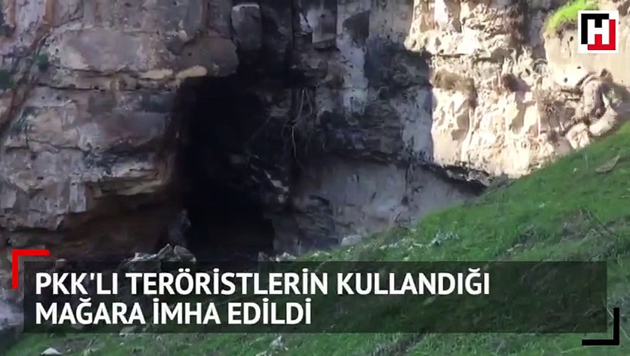 Siirt'te PKK'lı teröristlerin kullandığı mağara imha edildi