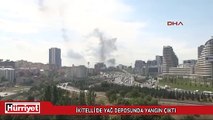 İkitelli'de yağ deposunda yangın