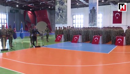 Milli Savunma Bakanı Akar, Bordo berelilerin yemin törenine katıldı