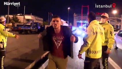 Denetimden kaçtı, polislere zor anlar yaşattı!