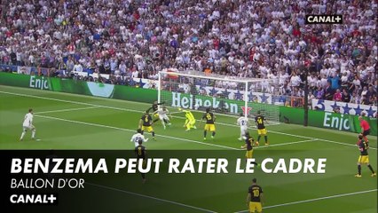 Benzema peut parfois aussi rater le cadre - Ballon d'or