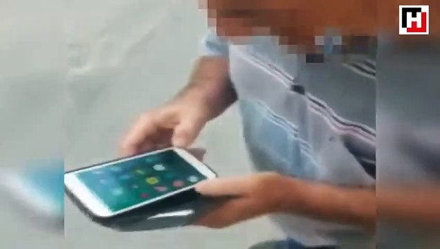 Videosunu çeken adamı kayda altı, paylaştı, sosyal medya yıkıldı