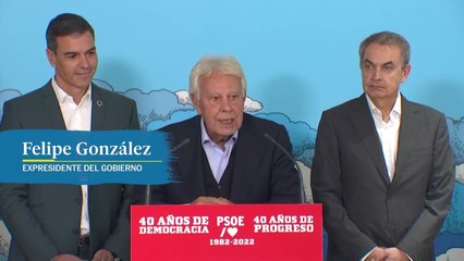 Felipe González recuerda la victoria del PSOE de 1982