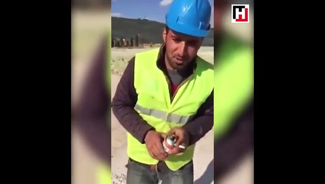 İnşaat işçisinden tepki çeken konuşma!