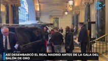 Así desembarcó el Real Madrid antes de la gala del Balón de Oro