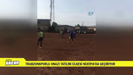 Onazi tatilde boş durmuyor