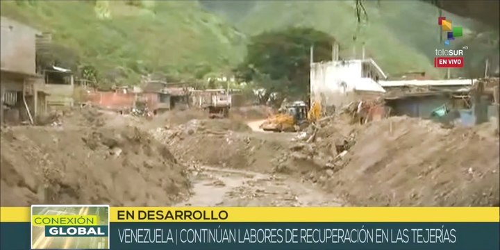 Venezuela prosigue con labores recuperativas y búsqueda de desaparecidos en Las Tejerías