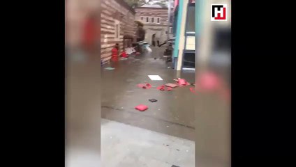 Üsküdar'da kara ile deniz birleşti!