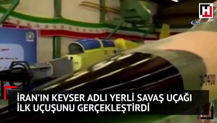 İran’ın Kevser adlı yerli savaş uçağı ilk uçuşunu gerçekleştirdi