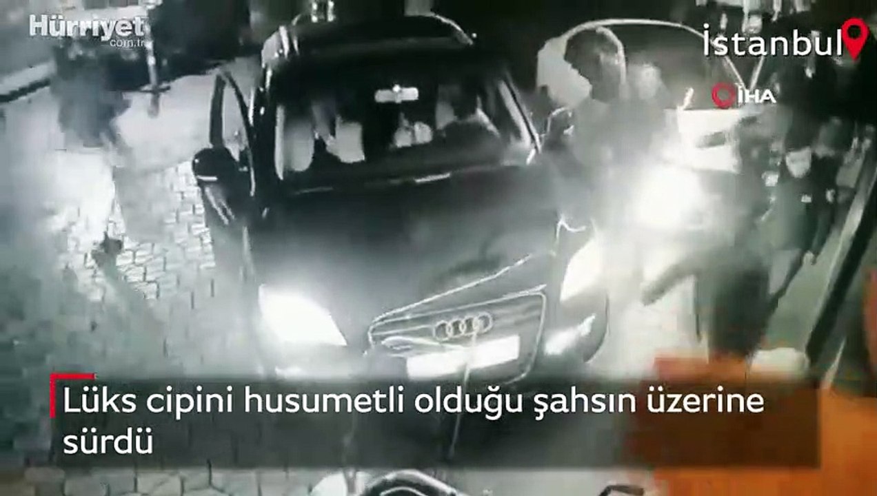 Lüks cipini husumetli olduğu şahsın üzerine sürdü