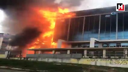 Sultangazi'de huzurevinde yangın