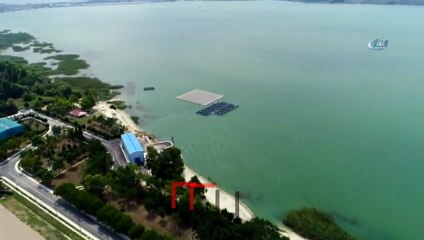 Türkiye’nin ilk Yüzer Güneş Enerji Santrali havadan görüntülendi