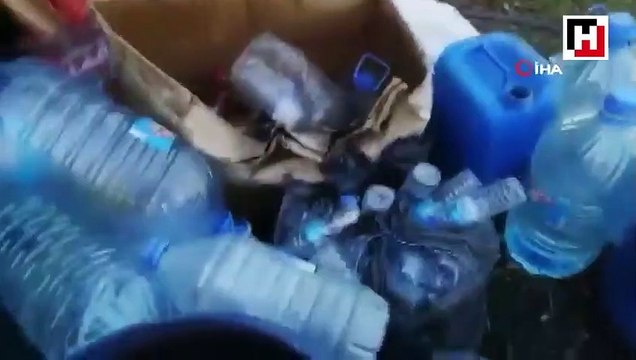 Malatya'da düzenlenen operasyonda bin 200 litre kaçak rakı ele geçirildi
