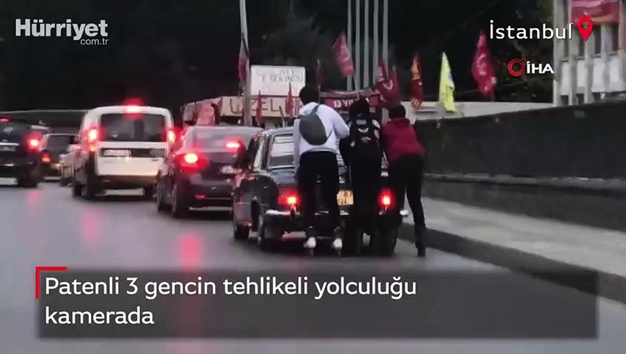 Patenli 3 gencin tehlikeli yolculuğu! Uyarıları da dikkate almadılar